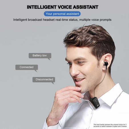 Fineblue F-V6 Earphones Wireless Bluetooth 4.0 In-ear Headset Business Headphones Wear Clip Hands-free with Mic