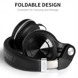 Bluedio T2+ Foldable over the ear Bluetooth headphones BT 5.0 support FM radio & SD card functions Music & phone calls