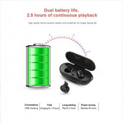Fineblue TWS-R10 True Wireless Noise Cancelling Earbuds with Charging Case Fingerprint Touch Control Stereo - astrosoar 4