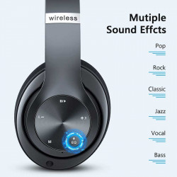 AS200 Foldable Wireless Headphones Hi-Fi Stereo with Built-in HD Mic, FM, SD/TF for PC/Home | astrosoar.com